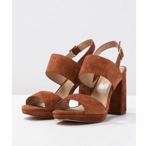 Banana Republic high heeled whisky sandals